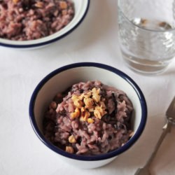 Rice with Radicchio and Hazelnuts