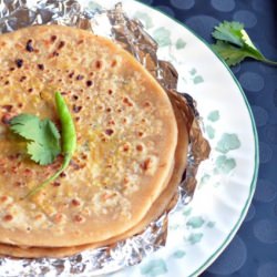 Oats and Potato stuffed Paratha