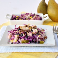 Pear and Black Bean Salad