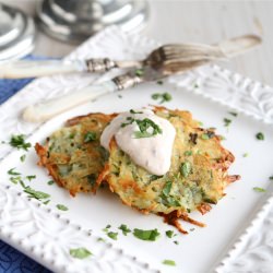 Potato Latkes Chipotle