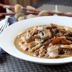 Pork Roast with Mushroom Gravy