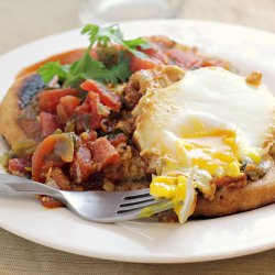 Poached Eggs in Curried Tomatoes