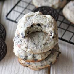 Candy Cane Oreo Cheesecake Cookies
