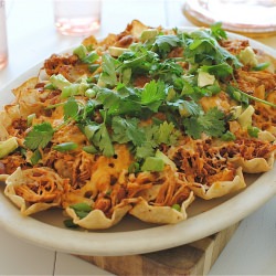 Slow Cooker Chicken Nachos