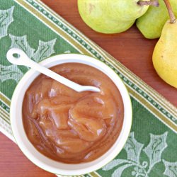 Pear Butter in the Crock Pot