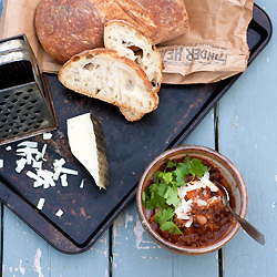 Downeast Maine beef chili