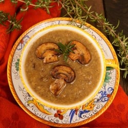 Rosemary Mushroom Soup