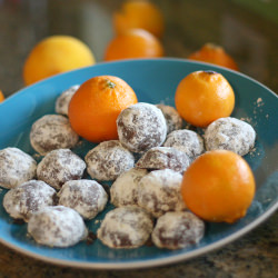 Chocolate Orange Butter Cookies