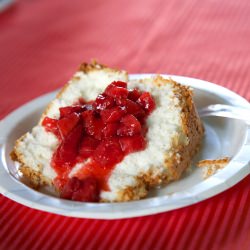 Lemon Angel Food Cake