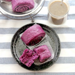 Purple Sweet Potato Mantou