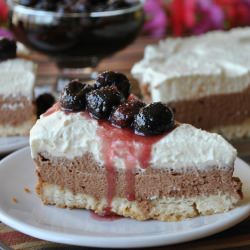 Drunken Cherry Chocolate Torte