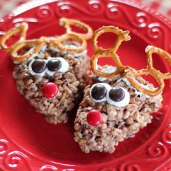 Cocoa Krispies Reindeer Treats