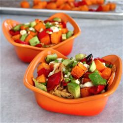 Butternut Squash Goat Cheese Nachos