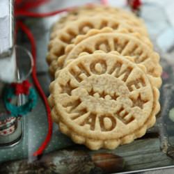Spelt Homemade Stamped Cookies