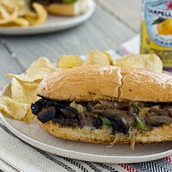 Portabella Mushroom Cheesesteaks