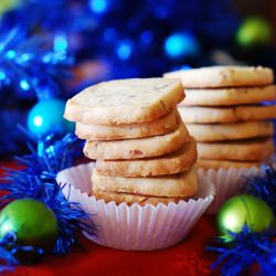Almond Shortbread Cookies, Amaretto