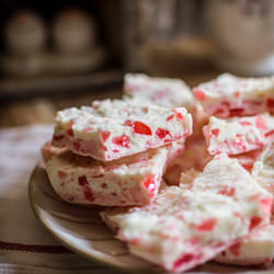 Minted Rose Peppermint Bark
