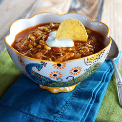Chicken Enchilada Slow Cooker Soup