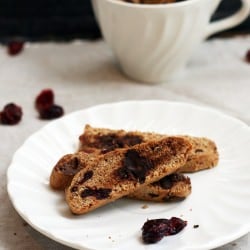 Chocolate Chip Cranberry Biscotti