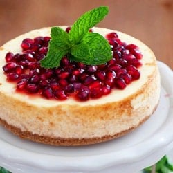 Pomegranate Cheesecake