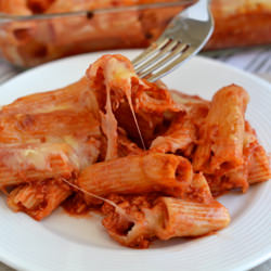 Cheesy Baked Rigatoni