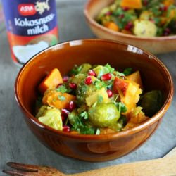 Brussels Sprouts Curry with Pumpkin