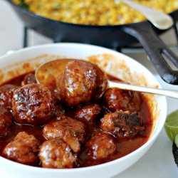 Meatballs in Barbecue Sauce