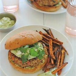 Chicken-Quinoa Burgers
