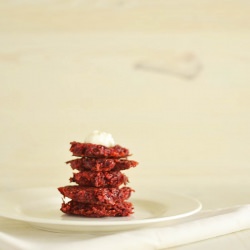 Ruby Red Beet Latkes