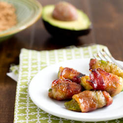 Bacon Wrapped Avocado Appetizer