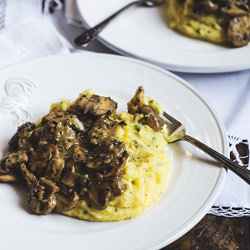 Creamy Mushroom Polenta