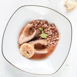 Snapper Stewed in Red Wine