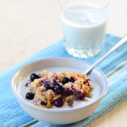 Blueberry Apple Oatmeal Bake