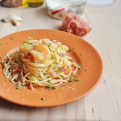 Shrimp Carbonara