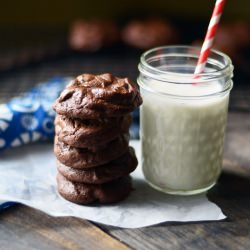 Chocolate Coconut Espresso Cookies