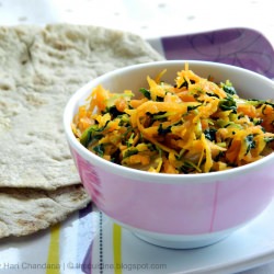 Methi Carrot Subzi / Curry