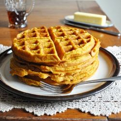 Pumpkin Waffles