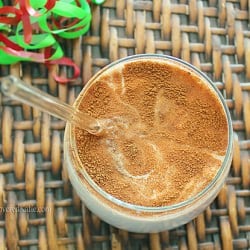 Vegan Christmas Eggnog Milkshake