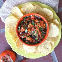 Persimmon Pomegranate Salsa