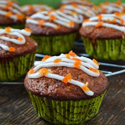 Apple Carrot Cinnamon Muffins