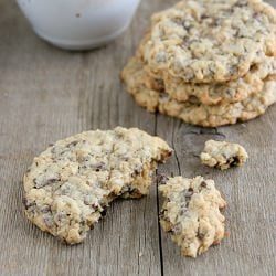 Chocolate Oatmeal Coconut Cookies