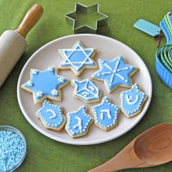Hanukkah Holiday Sugar Cookies