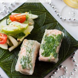 Crispy Salmon Rice Paper Rolls