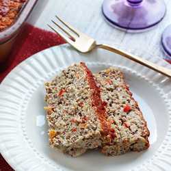 Quinoa Meatloaf with Vegetables