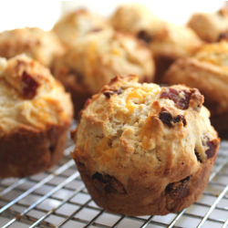 Savory Bacon and Cheese Muffins