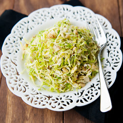 Shredded Brussels Sprouts Salad