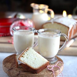 Boozy Eggnog Loaf Cake
