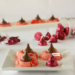 Cherry Cordial Blossom Cookies