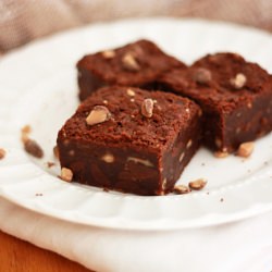 Triple Chocolate Toffee Brownies