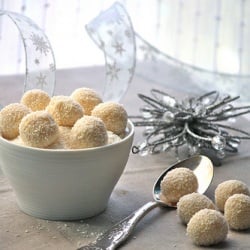 White Chocolate and Coconut Truffle